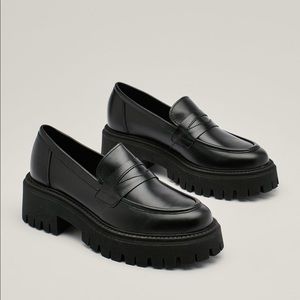 *Real* Leather Chunky Loafters